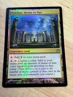 Magic The Gathering: Nykthos, Shrine to Nyx - Foil - 223/249 - THEROS - Image 1