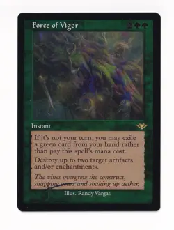 Magic the Gathering Modern Horizons 2 #21/40 Force of Vigor Retro Foil Etched - Image 1