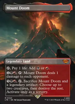 Magic the Gathering MTG - Mount Doom - Lord of the Rings - NM - Image 1