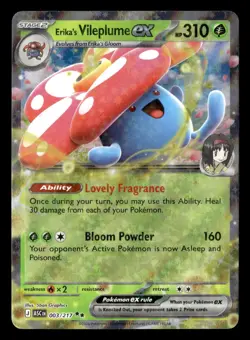Erika's Vileplume ex 003/217 Double Rare Ascended Heroes Pokemon Card - Image 2