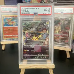 Pokemon Pikachu TCG SV2a 173/165 AR Scarlet & Violet 151 Card Japanese PSA 10 - Image 1