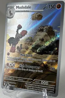 Pokemon TCG Mudsdale 175/162 Temporal Forces Illustration Rare Full Art NM/M - Image 1