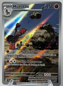 Pokemon TCG Mudsdale 175/162 Temporal Forces Illustration Rare Full Art NM/M - Image 2