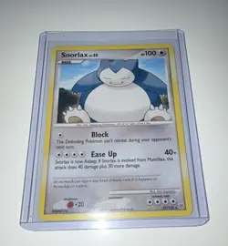 Pokemon Snorlax 37/130 Diamond & Pearl Rare Regular English TCG Card - Image 1