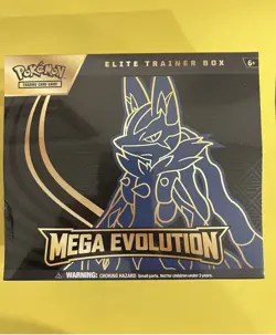 Pokemon Mega Evolution Lucario Elite Trainer Box ETB New Sealed - Image 1