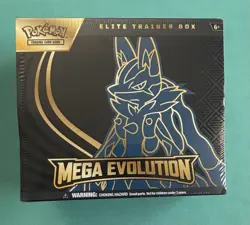 Pokemon: Mega Evolution Mega Lucario Art - Elite Trainer Box - Sealed New - Image 1