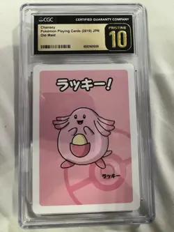 CGC Pristine 10 Chansey Old Maid 2019 Japanese Pokemon Card JPN Rare - Image 1
