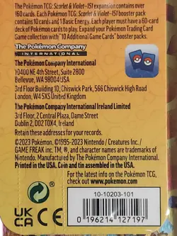 Pokemon TCG Scarlet And Violet 151 Mini Tin (Sealed) Machamp & Cubone - Image 4