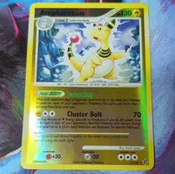 Pokemon TCG Ampharos 1/132 Secret Wonders Reverse Holo Rare HP 130 English - Image 1