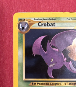 Crobat HOLO Neo Revelation Pokemon TCG 4/64 MP Raw Ungraded Possible Print Error - Image 5
