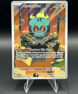 Pokemon TCG Me01: Mega Evolution - Marshadow 146/132 Holo Illustration Rare EN - Image 1