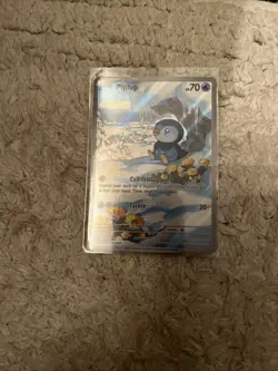 Piplup 98 Phantasmal Flames Illustration Rare Pokemon TCG NM - Image 1
