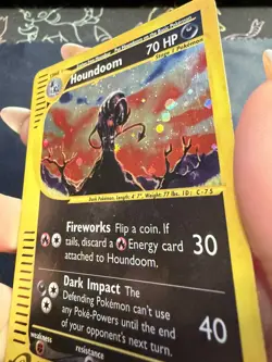 Houndoom H11 Holo Rare Aquapolis Pokemon TCG MP+ eReader - Image 4