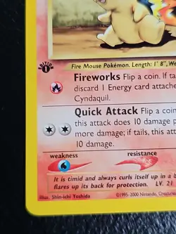 Pokemon TCG Cyndaquil 57/111 Neo Genesis 1st Edition NM - Image 5