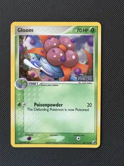Pokemon TCG Gloom Ex Unseen Forces Reverse Holo Stamped 58/115 - Image 1
