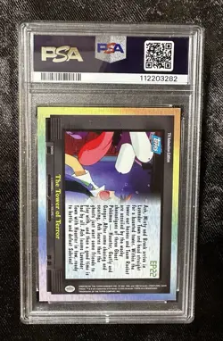 2000 Topps Pokemon TV - Animation Series 2 Foil - The Tower of Terror - PSA 8 - Image 2