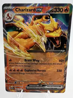 NM - Pokemon TCG - Charizard ex 006/165 Double Rare SV2a: 151 - Image 3