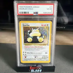 1999 Pokemon Jungle Snorlax Holo PSA 4 - Image 1