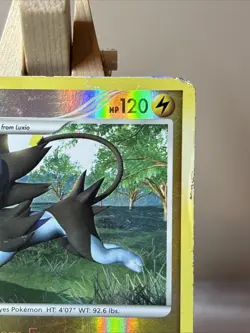 2007 Pokemon, Diamond & Pearl, #7/130 Luxray, Reverse Holo Rare MP - Image 2