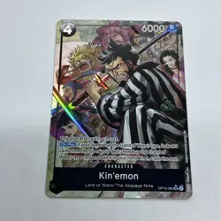 Kin'emon OP16-082 Alternate Art The Time of Battle One PIece English Card - Image 1