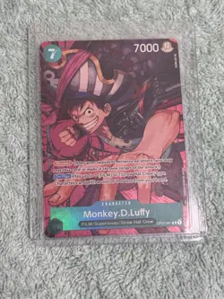 Monkey.D.Luffy (041) (Alternate Art) OP02-041 Paramount War Foil - Image 1
