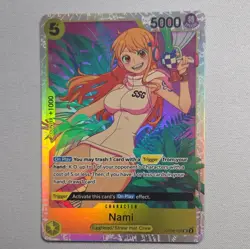 Bandai One Piece Nami OP08-106 Two Legends SR Foil Alternate Art English - Image 1