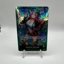 Bandai One Piece CCG Jewelry Bonney OP07-019 Leader Alt Art Holo English 5000 - Image 1