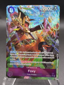 Foxy (Alternate Art) EB04-036 One Piece from OP-14 The Azure Sea's Seven Foil NM - Image 1