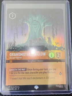 Disney Lorcana Winterspell Grandmother Willow Ancient Advisor Epic 206/204 Foil - Image 1