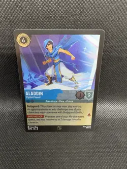 Disney Lorcana Aladdin - Vigilant Guard 29/P2 Cold Foil Reign of Jafar Promo R - Image 1