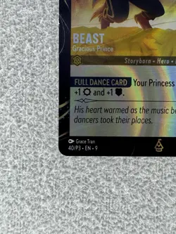 Disney Lorcana Beast Gracious Prince 40/P3 Quest Promo - Image 5