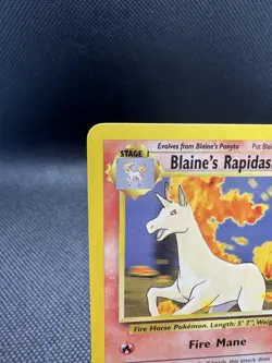 Pokemon TCG - Blaine’s Rapidash #33 - Gym Challenge - Uncommon - Non Holo - LP - Image 2