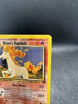 Pokemon TCG - Blaine’s Rapidash #33 - Gym Challenge - Uncommon - Non Holo - LP - Image 3