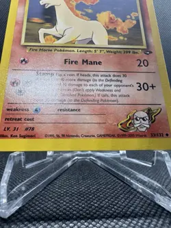 Pokemon TCG - Blaine’s Rapidash #33 - Gym Challenge - Uncommon - Non Holo - LP - Image 5