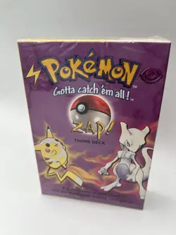 ZAP Theme Deck Pokemon Wizards of the Coast Factory SEALED 1999 Base set - Image 2