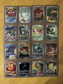 Pokemon Full Art Lot - 65 Cards - Black & White, Paldean Fates, Crown Zenith - Image 1