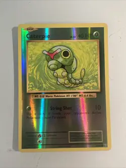 Caterpie 3/108 Pokemon TCG Card : XY Evolutions Common Reverse Holo - NM - Image 1