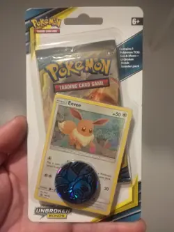 Pokemon Unbroken Bonds Eevee Blister Booster Pack English Sun & Moon New Sealed - Image 1
