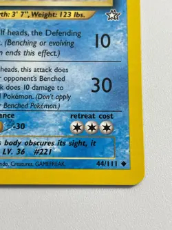 Piloswine 44/111 Uncommon Neo Genesis Pokemon 1st Edition - Image 2
