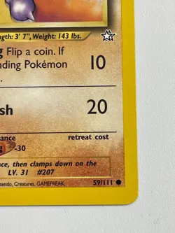 Gligar 59/111 1st Edition Neo Genesis Vintage Pokemon - Image 2