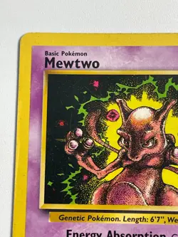 2000 Pokemon - Mewtwo Black Star Promo # 14 MP - Image 2