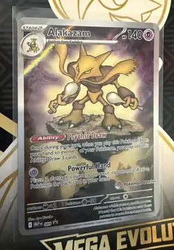 Pokemon TCG Alakazam Black Star Promo 009 Mint Box Fresh Pokemon Center Stamp - Image 3