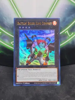 Yugioh Battlin' Boxer King Dempsey LD10-EN036 Ultra Rare 1st Edition NM - Image 1