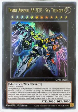 Divine Arsenal AA-ZEUS - Sky Thunder MP21-EN195 Ultra Rare 1st Ed - Image 1