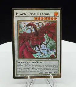 Yugioh Black Rose Dragon MGED-EN026 1st Edition Gold Rare Holo - NM 💎 - Image 1