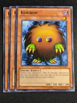 Yugioh - 3x Kuriboh DPYG-EN005 Unlimited Edition Common NM - Image 1