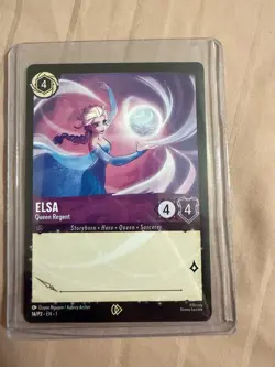 Disney Lorcana Elsa Queen Regent Promo Signature card. 16/P2 - Frozen. - Image 1