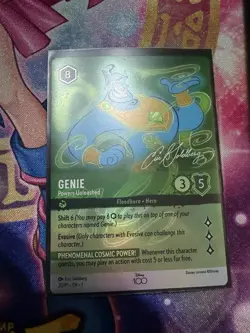 Genie Powers Unleashed 20/P1 Disney 100 Promo Foil NM Lorcana - Image 1