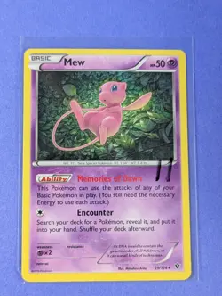 Mew - 29/124 - Holo Rare Fates Collide - Pokemon Card - LP - Image 3