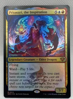 Prismari the Inspiration 212 Secrets of Strixhaven Foil M NM MTG Card - Image 1